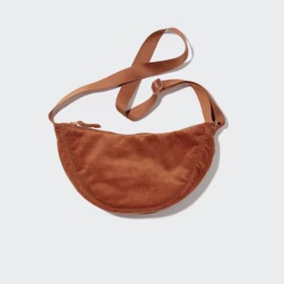 Uniqlo Corduroy Round Mini Shoulder Bag - Picture 1 of 6